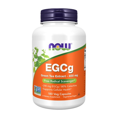 나우푸드 EGCg 녹차 추출물 400mg 베지 캡슐