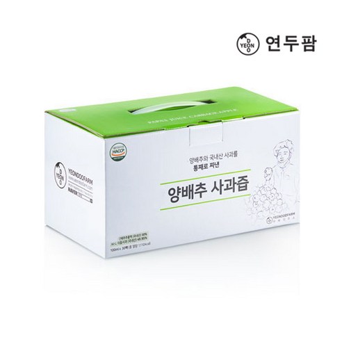 연두팜 찢어먹는 양배추 사과즙 30p