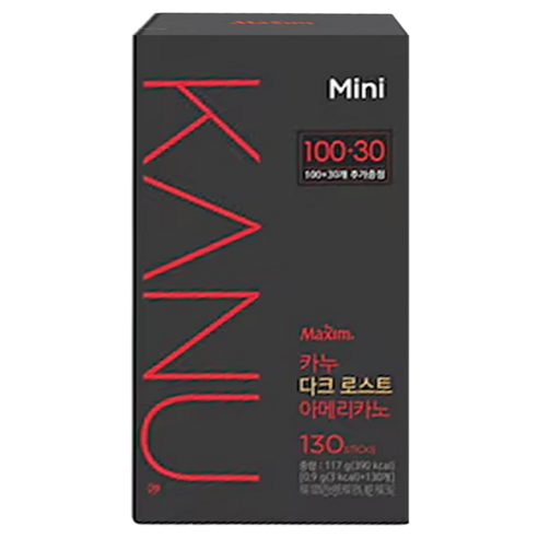 카누 미니 다크 로스트 아메리카노, 900mg, 130개입, 1개