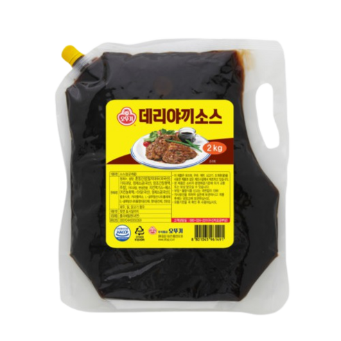 오뚜기 데리야끼소스 스파우트팩