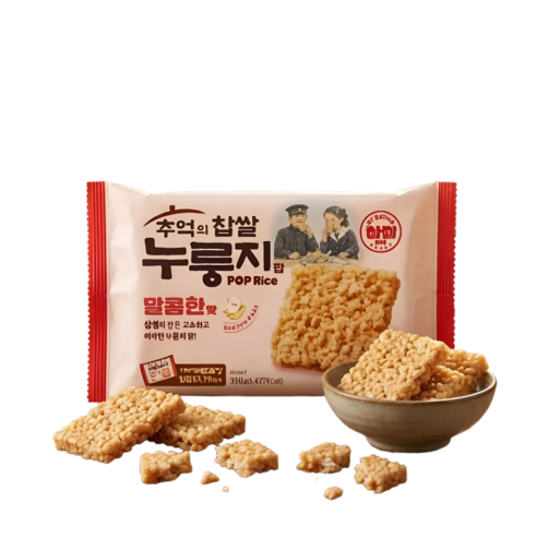 추억의 찹쌀 누룽지 팝 달콤한맛 12p