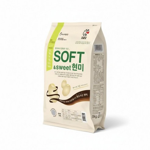 씻지 않고 불릴 필요 없는 백미식감 소프트현미, 3kg, 2개