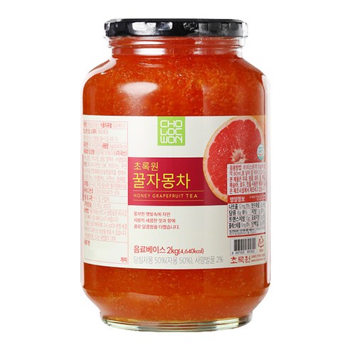 초록원 꿀자몽차