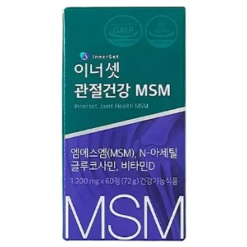 휴온스 이너셋 관절건강 MSM 1,200mg 60정 1박스