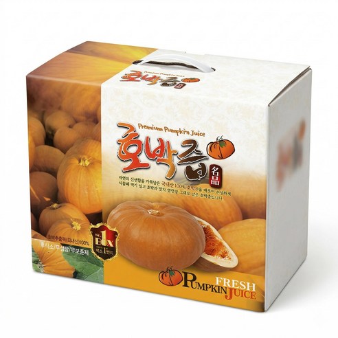통째로 갈아넣은 맷돌 호박즙 125ml 50개입 1개