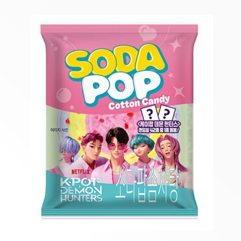 K-POP 데몬헌터스 소다팝솜사탕 8g x 4개