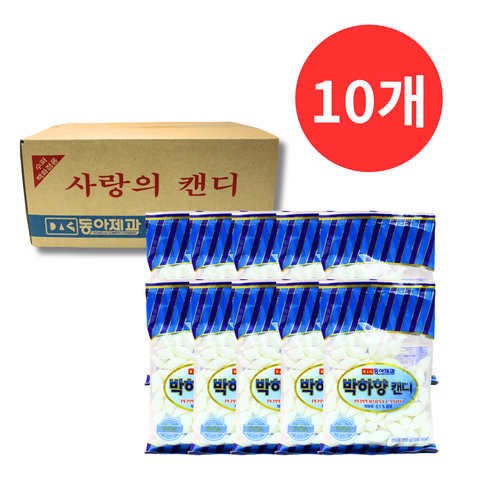 동아제과 사랑의캔디 박하향, 350g, 10개