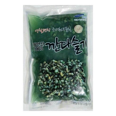청정한 동강에서 잡은 자연산 깐다슬기