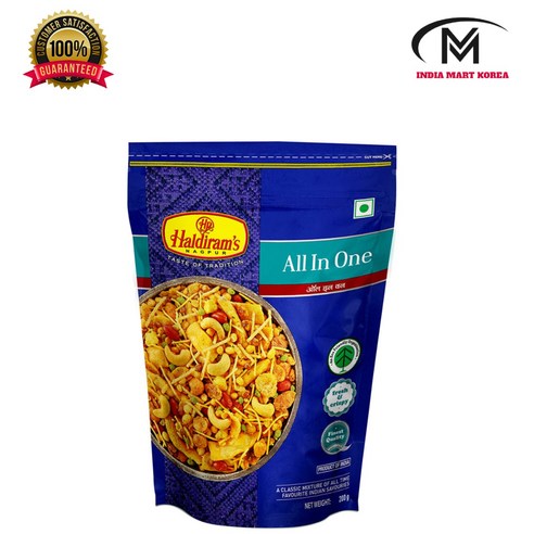 HALDIRAM ALL IN ONE NAMKEEN 올인원 인도 과자,200G,1개, 200g, 1개