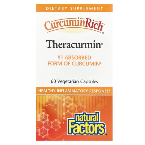 Natural Factors CurcuminRich Theracurmin 60캡슐