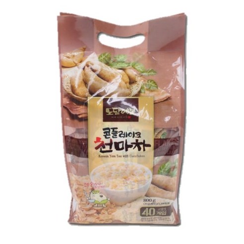 초야식품 도담예본 콘플레이크 씨리얼 천마차, 800g, 10개