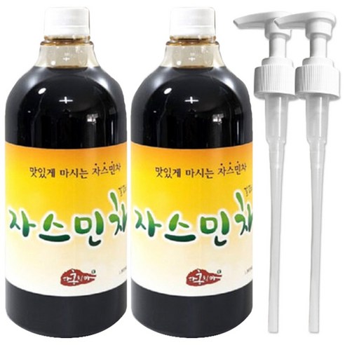 홍치마 대용량 자스민차 원액 중국집 중식당 음료 고농축 액상차 다홍치마 1000ml (물병 X), 2개, 1개입, 1000ml
