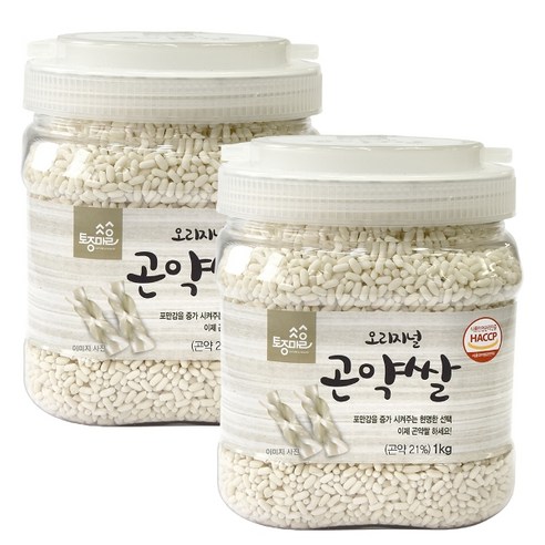[토종마을] HACCP인증 오리지널 곤약쌀 1kg X 2개