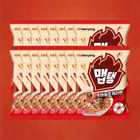 삼양 맵탱 마늘 조개 라면