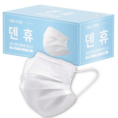 덴휴 국산 덴탈마스크 일회용마스크, 50매, 6개, 화이트