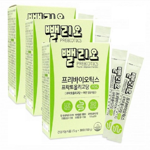 RIO FOS 프락토올리고당+아연 30포x3박스 초유분말 자일로올리고당, 90포, 5g