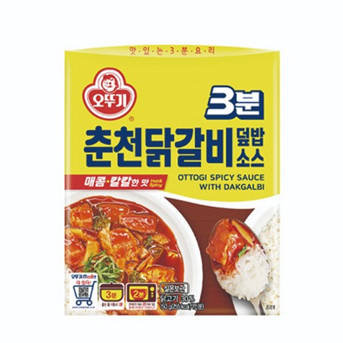 오뚜기 3분 춘천닭갈비 소스 150g