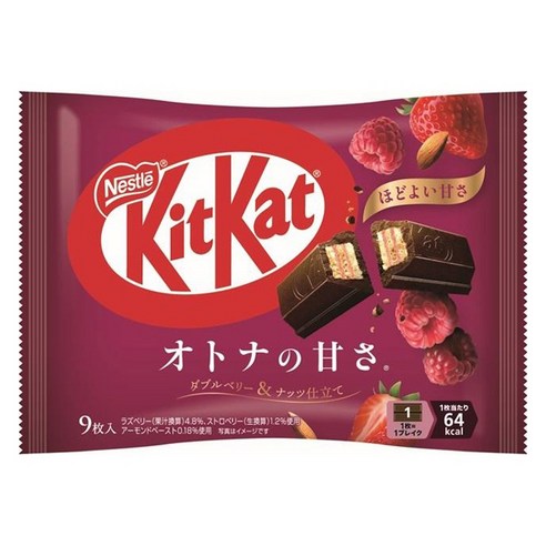 KitKat 어른의 달콤함 더블 베리 & 넛츠 맛 9개입