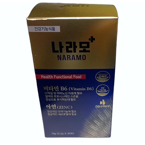 맥주효모 바이오틴 나라모 비오틴 판토텐산 비타민 B6 아연 20포 4개