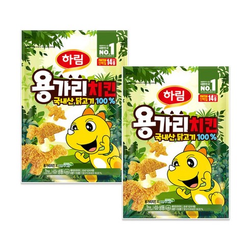 (S) 하림 용가리치킨 1kg 2봉
