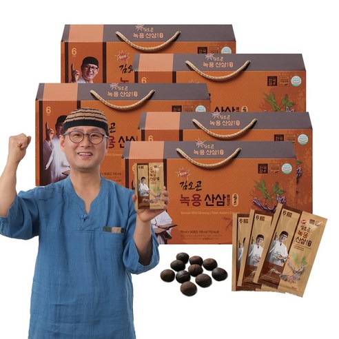 김오곤원장 녹용 산삼 배양근 골드 + 침향환 증정, 150개, 70ml