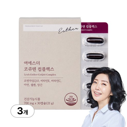 [본사직영] 여에스더 코큐텐 컴플렉스 (코엔자임Q10) 국민영양 프로젝트