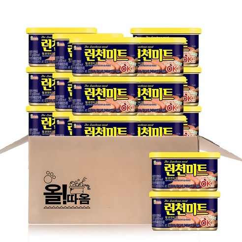 (올따옴) 롯데 런천미트, 200g, 18개