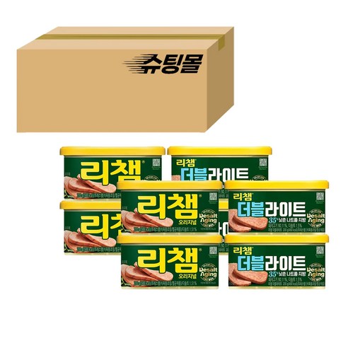 동원 리챔 오리지널 200g 4개 + 리챔 더블라이트 200g 4개