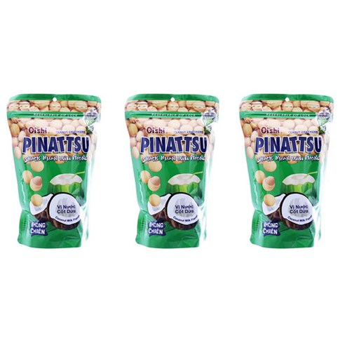 오이시 oishi pinattsu 볶음땅콩 코코넛맛, 3개, 95g