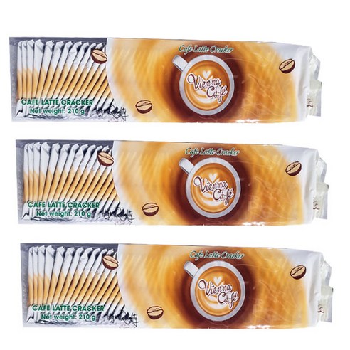 비엔나카페 카페라떼 크래커 210g