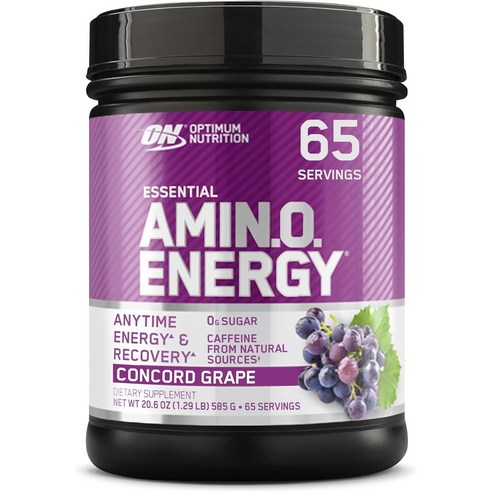 ON아미노에너지 포도 맛 270g EAA 필수 아미노산 보충제 옵티멈 뉴트리션 Optimum Nutrition