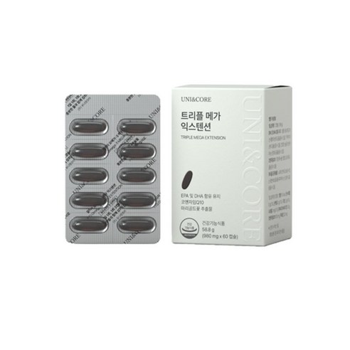 유니앤코어 트리플 메가 익스텐션 60캡슐