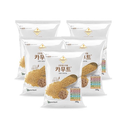 고대곡물 정품 카무트 쌀 (500gX5봉)