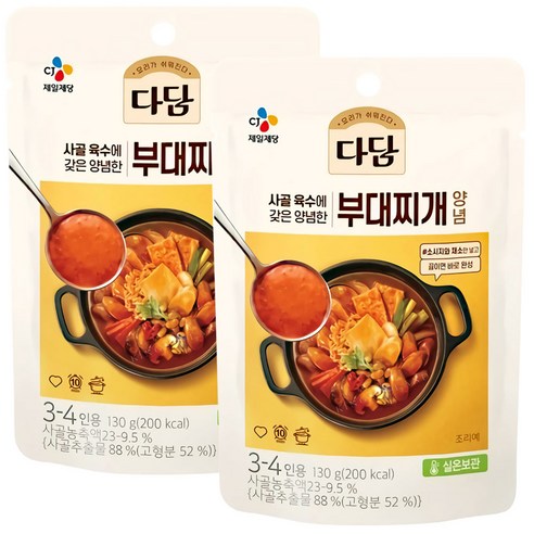 다담 사골부대 찌개양념