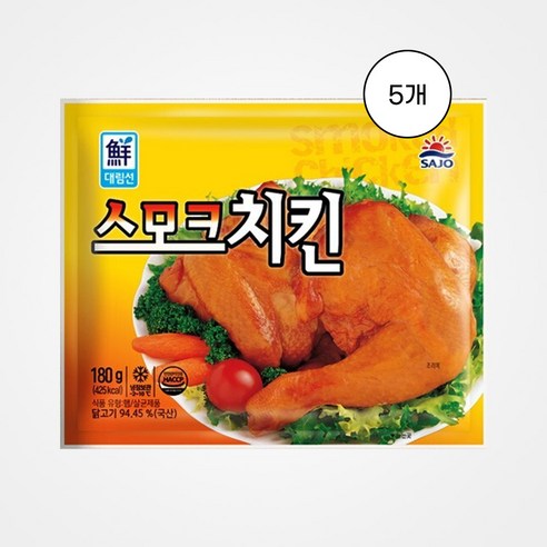 대림선 스모크치킨 180g X 5팩