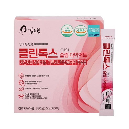 김소현 원방 클린톡스 슬림 다이어트 60포, 5g, 1세트