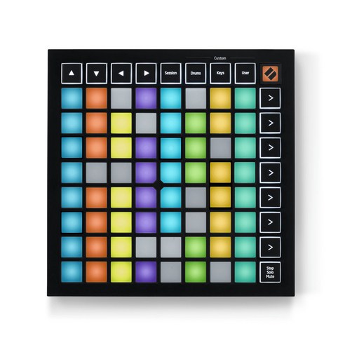 노베이션 런치패드 미니 마크 3 소형 미디 컨트롤러 64개 RGB 패드 장비 [PC,MAC,IOS 지원]