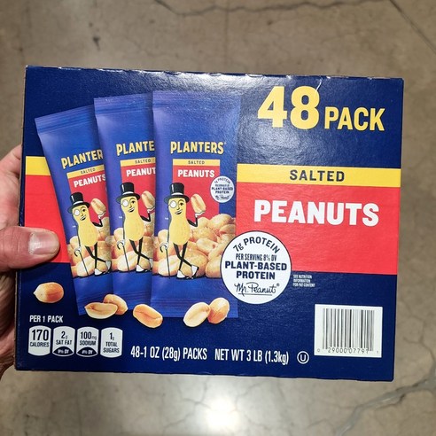코스트코  플랜터스 가염 땅콩 1344g(28g x 48봉)