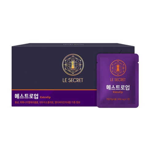 뉴트리원 에스트로업 여성 갱년기 면역력&기억력&피로개선도움, 60정, 1개