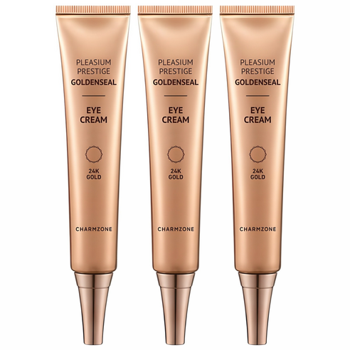 참존 골든실 주름+탄력 순금 24k 아이크림, 3개, 30ml