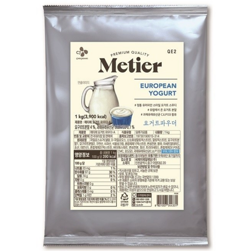 메티에 요거트 파우더, 1kg, 4개