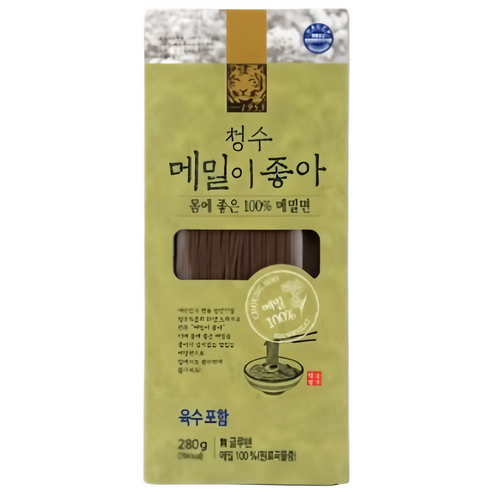 청수식품 청수 메밀이좋아 + 육수 세트 2인분