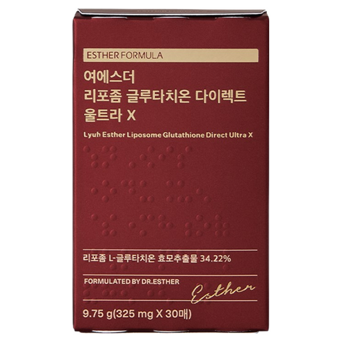 에스더포뮬러 여에스더 리포좀 글루타치온 다이렉트 울트라 X