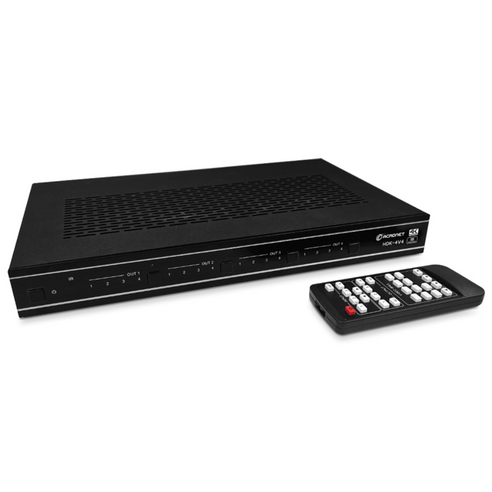 아크로넷 4x4 4K HDMI2.0 심리스 매트릭스 스위치 비디오월 HDK-4V4