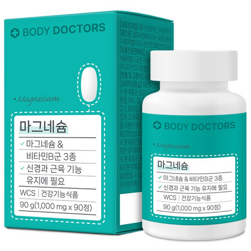 [공식] 바디닥터스 마그네슘, 1개, 90정