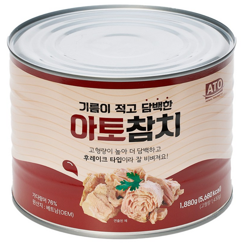 [더 부드러운 후레이크타입] 참치 대용량 가다랑어 76%