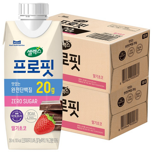 프로핏 드링크 딸기초코