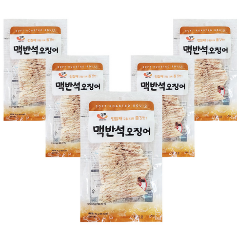 정화 맥반석오징어 구이  5봉  10봉 무료 배송