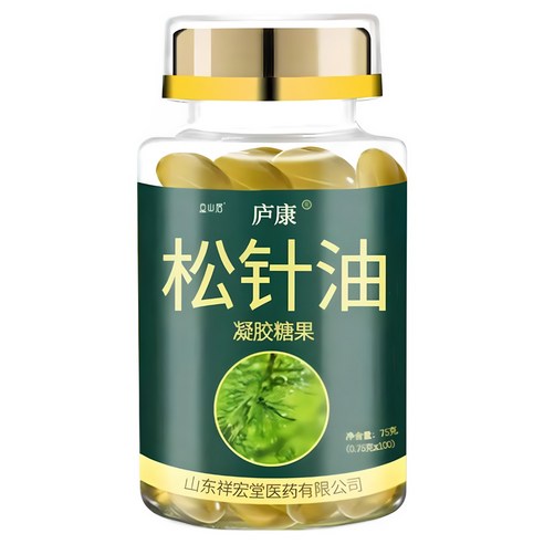 솔잎증류농축액 장백산 송침유 솔잎추출물 100캡슐 75g 적송유