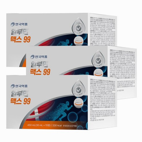 안국약품 마시는 알부민 맥스 99 프리미엄 MAX 특허원료 3종